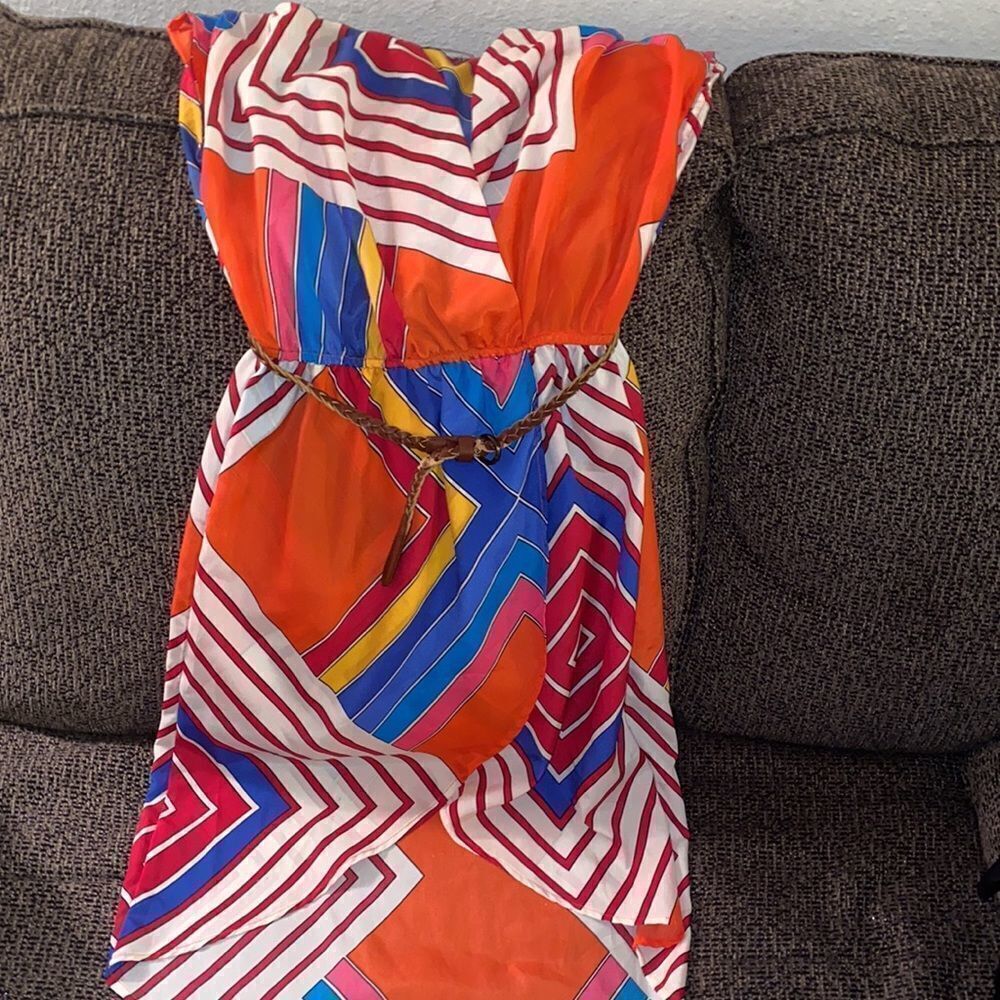 ✨HP✨Striped High Low Dress✨ - Picture 2 of 6